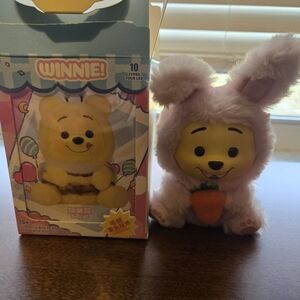 Winnie The Pooh Miniso Blind Box Plush in Pink Bunny Costume